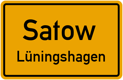 Straßenverzeichnis Satow Lüningshagen