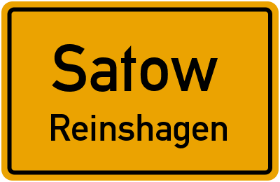 Straßenverzeichnis Satow Reinshagen