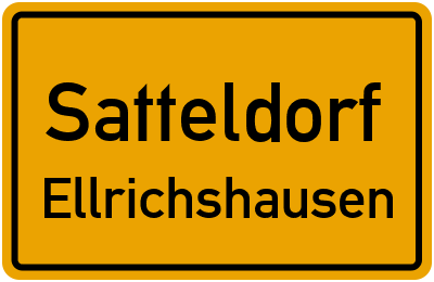 Straßenverzeichnis Satteldorf Ellrichshausen