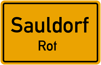 Straßenverzeichnis Sauldorf Rot