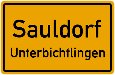 Straßenverzeichnis Sauldorf Unterbichtlingen