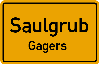 Straßenverzeichnis Saulgrub Gagers