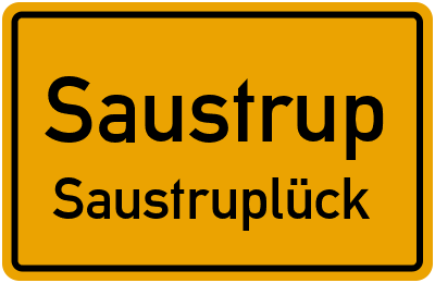 Straßenverzeichnis Saustrup Saustruplück
