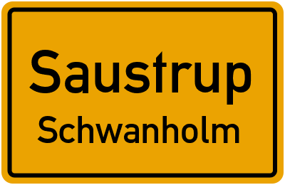 Straßenverzeichnis Saustrup Schwanholm