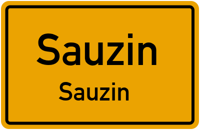 Straßenverzeichnis Sauzin Sauzin