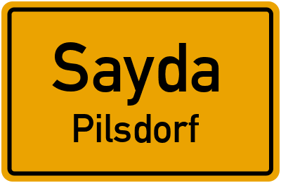 Straßenverzeichnis Sayda Pilsdorf