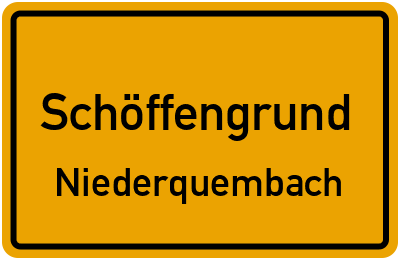 Straßenverzeichnis Schöffengrund Niederquembach
