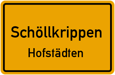 Straßenverzeichnis Schöllkrippen Hofstädten