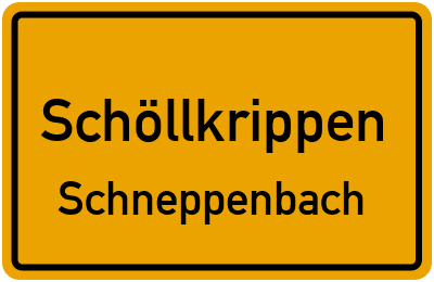 Straßenverzeichnis Schöllkrippen Schneppenbach