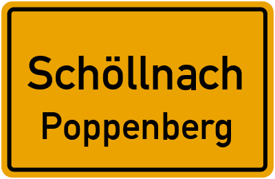 Straßenverzeichnis Schöllnach Poppenberg