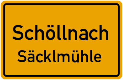 Straßenverzeichnis Schöllnach Säcklmühle