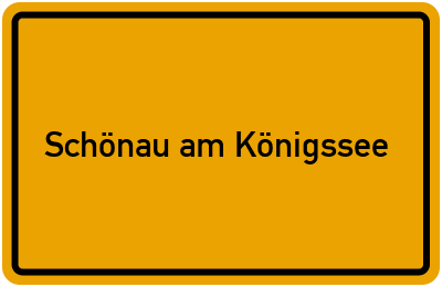 Schönau am Königssee in Bayern
