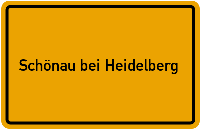 Branchenbuch Schönau bei Heidelberg, Baden-Württemberg