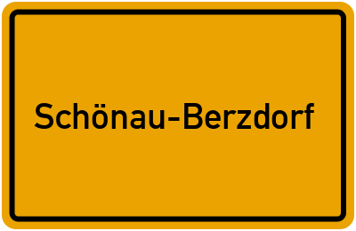 Branchenbuch Schönau-Berzdorf, Brandenburg