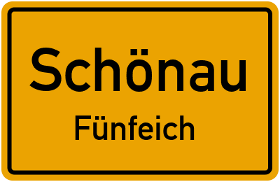 Straßenverzeichnis Schönau Fünfeich