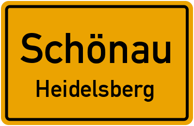 Straßenverzeichnis Schönau Heidelsberg