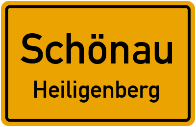 Straßenverzeichnis Schönau Heiligenberg