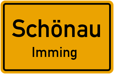 Straßenverzeichnis Schönau Imming