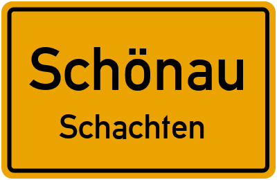 Straßenverzeichnis Schönau Schachten