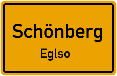 Straßenverzeichnis Schönberg Eglso