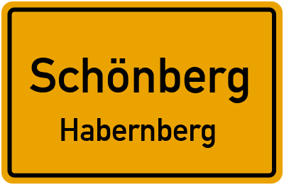 Straßenverzeichnis Schönberg Habernberg
