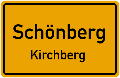 Straßenverzeichnis Schönberg Kirchberg