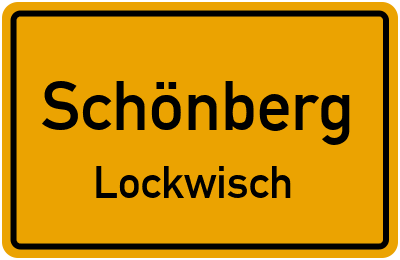 Ortsschild Schönberg Lockwisch