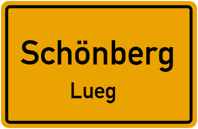 Straßenverzeichnis Schönberg Lueg