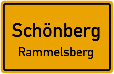 Straßenverzeichnis Schönberg Rammelsberg