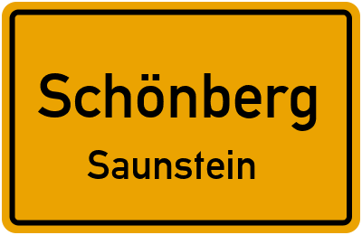 Straßenverzeichnis Schönberg Saunstein