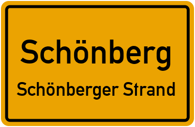 Straßenverzeichnis Schönberg Schönberger Strand