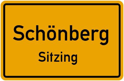 Straßenverzeichnis Schönberg Sitzing