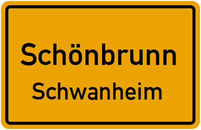 Straßenverzeichnis Schönbrunn Schwanheim