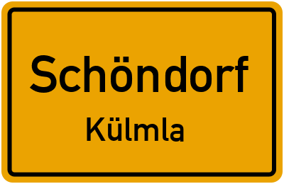 Straßenverzeichnis Schöndorf Külmla