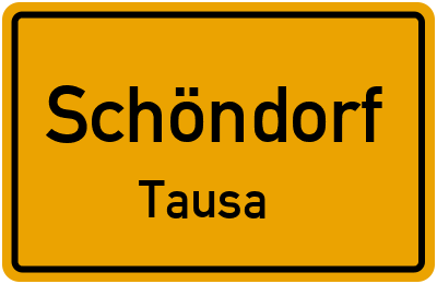 Straßenverzeichnis Schöndorf Tausa