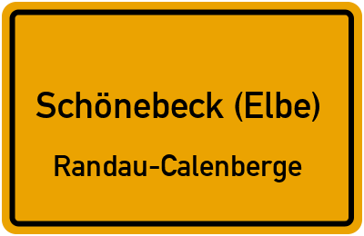 Straßenverzeichnis Schönebeck (Elbe) Randau-Calenberge