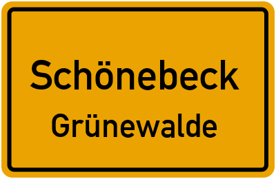 Straßenverzeichnis Schönebeck Grünewalde