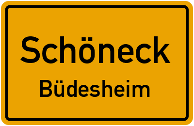 Straßenverzeichnis Schöneck Büdesheim