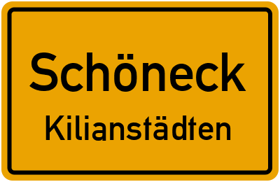Straßenverzeichnis Schöneck Kilianstädten