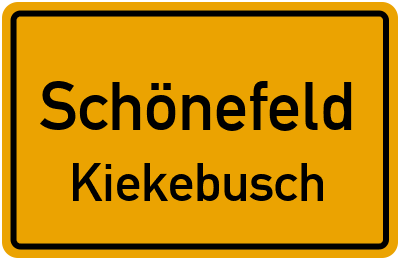 Straßenverzeichnis Schönefeld Kiekebusch