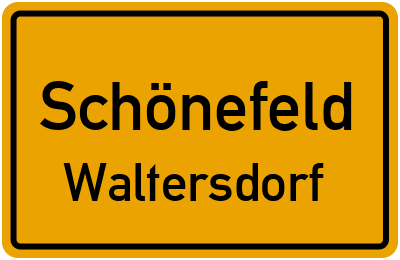 Straßenverzeichnis Schönefeld Waltersdorf