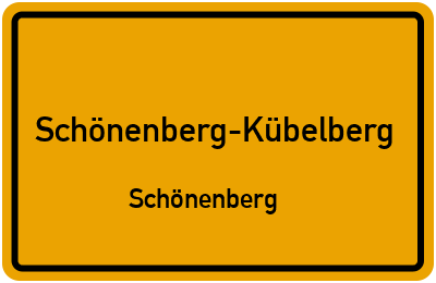Straßenverzeichnis Schönenberg-Kübelberg Schönenberg