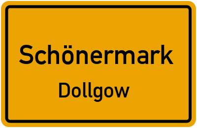 Straßenverzeichnis Schönermark Dollgow