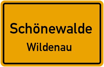Straßenverzeichnis Schönewalde Wildenau