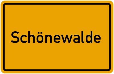 Schönewalde in Brandenburg