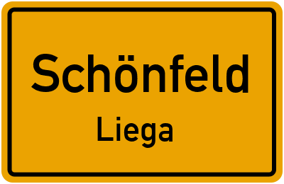Straßenverzeichnis Schönfeld Liega
