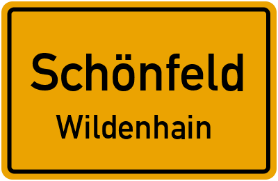 Straßenverzeichnis Schönfeld Wildenhain