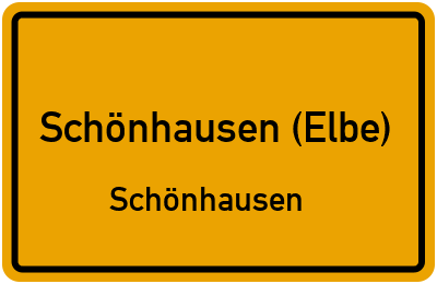 Straßenverzeichnis Schönhausen (Elbe) Schönhausen