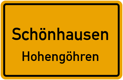 Straßenverzeichnis Schönhausen Hohengöhren