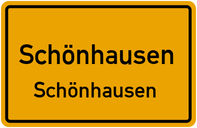 Straßenverzeichnis Schönhausen Schönhausen